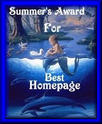 Summer's award for best homepage