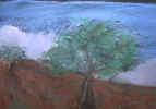 Pastel painting of tree (33256 bytes)